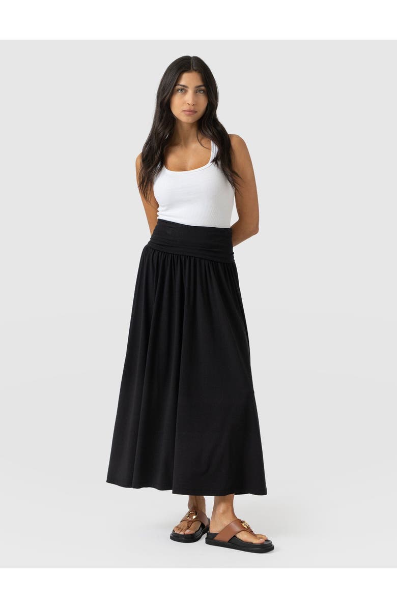 Saint + Sofia Cleo Multiway Skirt, Alternate, color, Black