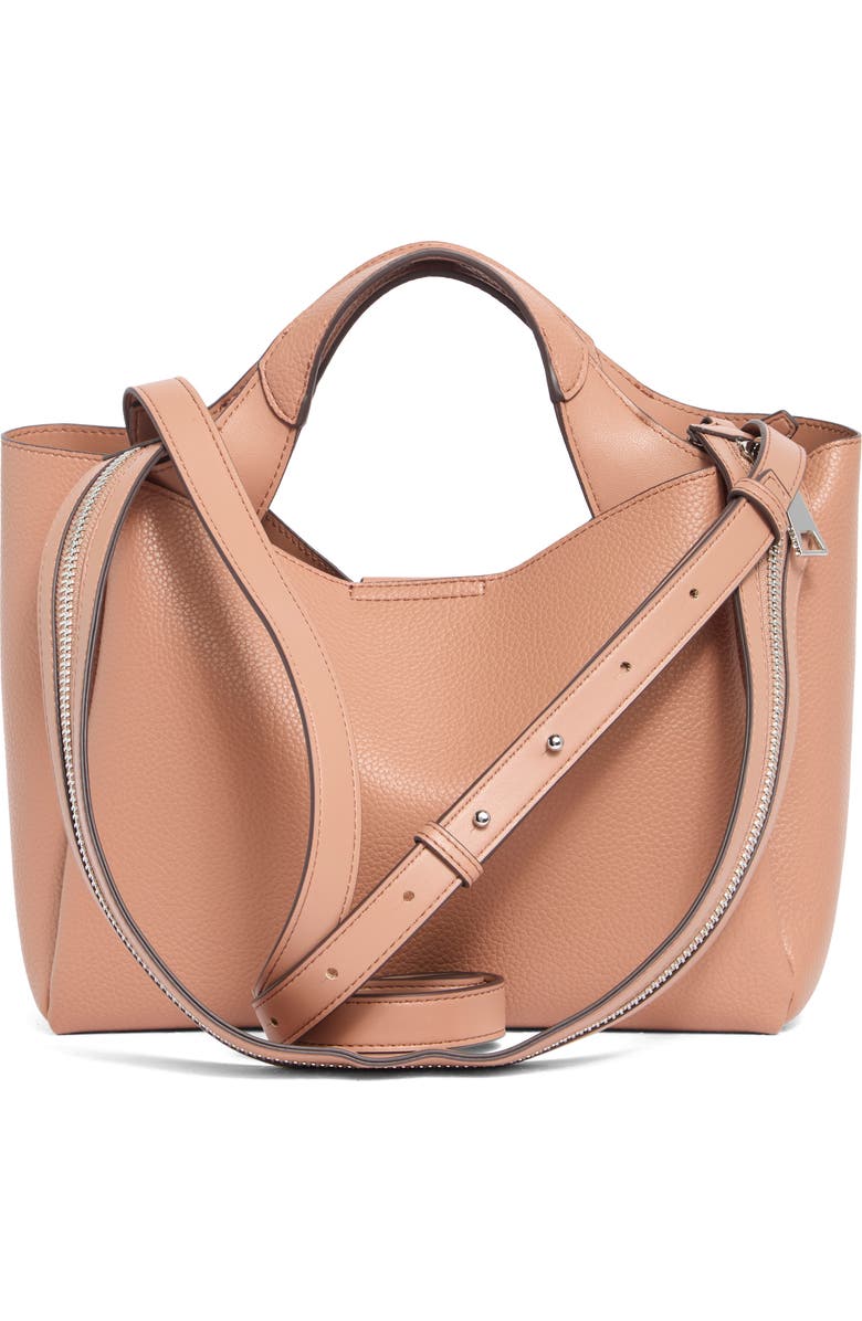 DKNY Willa Satchel Bag, Alternate, color, Hot Cocoa