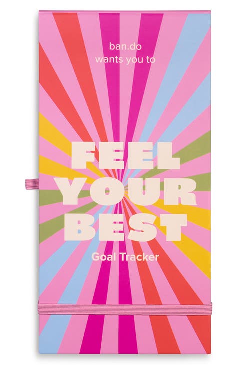 Wellness Goal Tracker Feel Your Best Goal Tracker Notepad