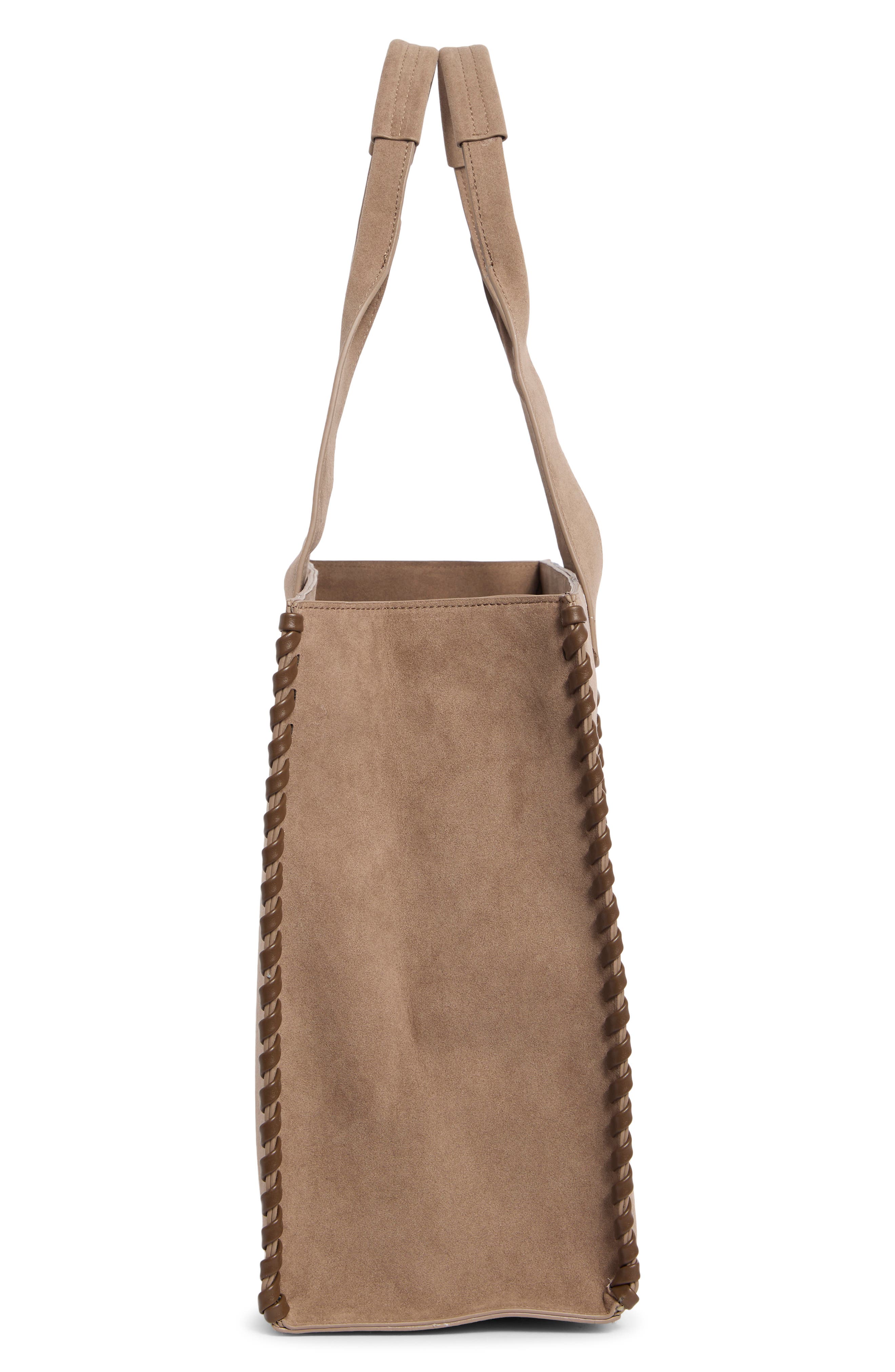 Whipstitch Tote, Alternate, color, MUSHROOM