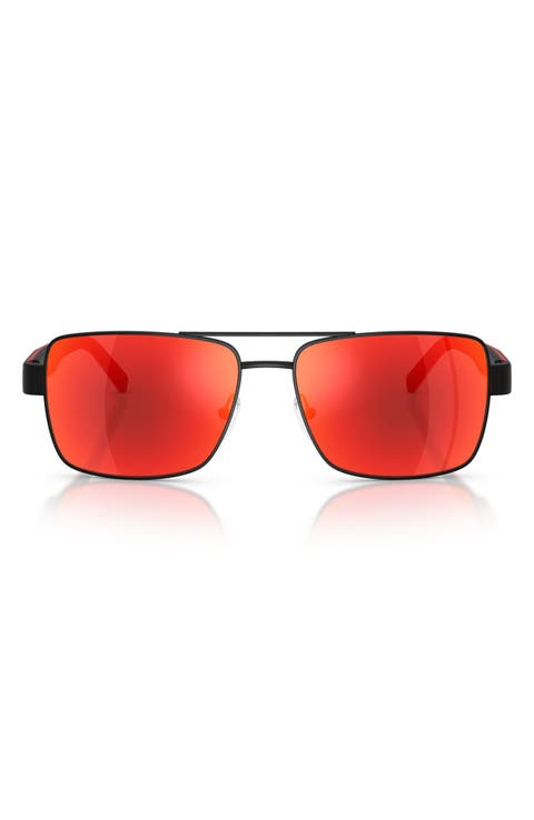 59mm Rectangular Sunglasses