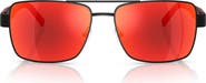 Scuderia Ferrari 59mm Rectangular Sunglasses
