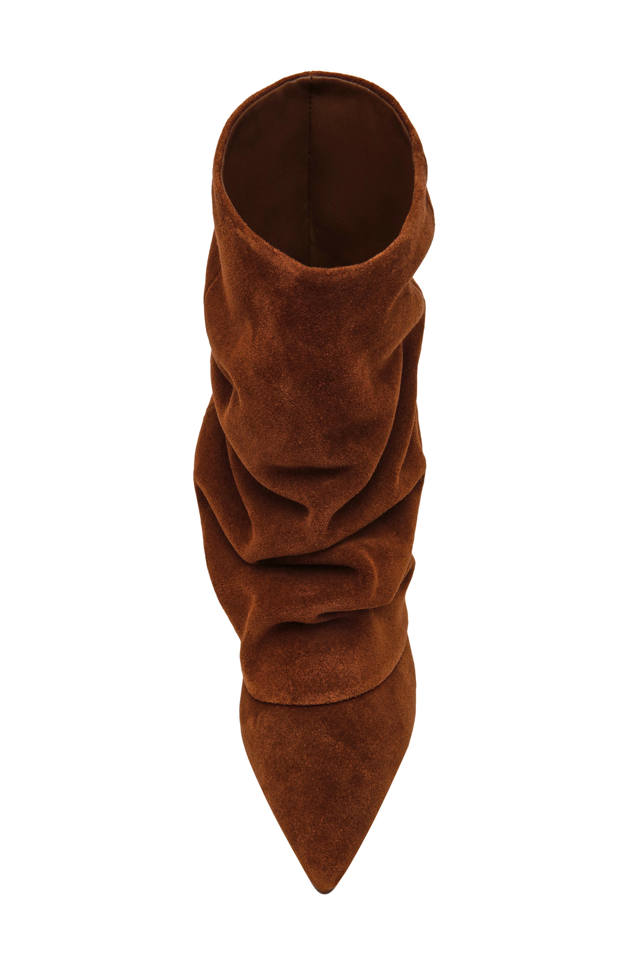 Lennox Pointed Toe Bootie, Alternate, color, UMBER SUEDE