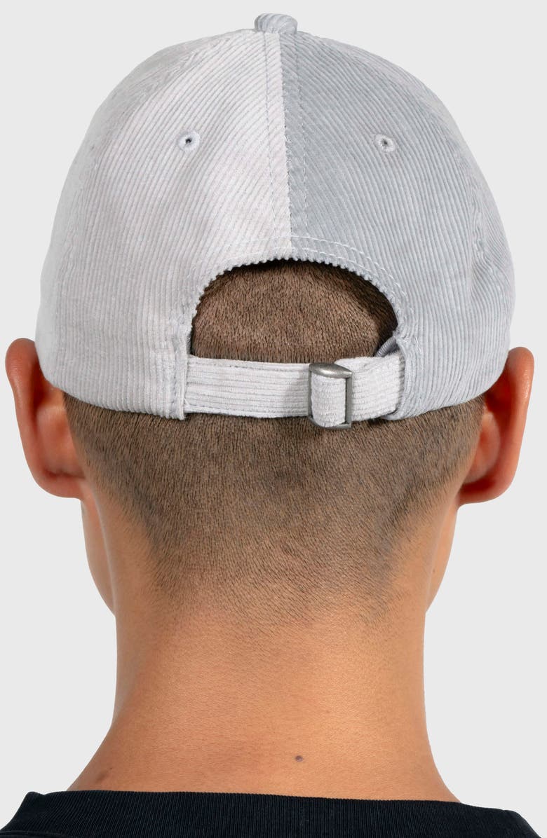 PLEASURES Split Corduory Baseball Cap, Alternate, color, Grey
