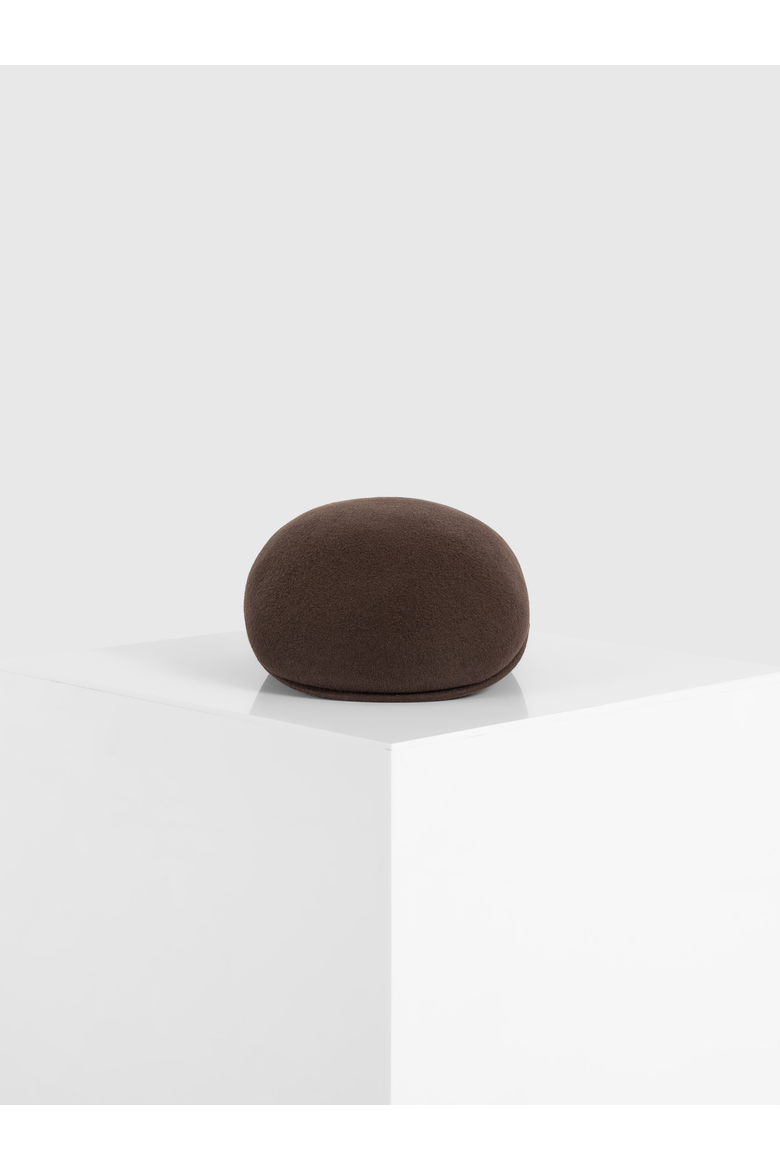 Amos Wool Flat Cap, Alternate, color, Brown