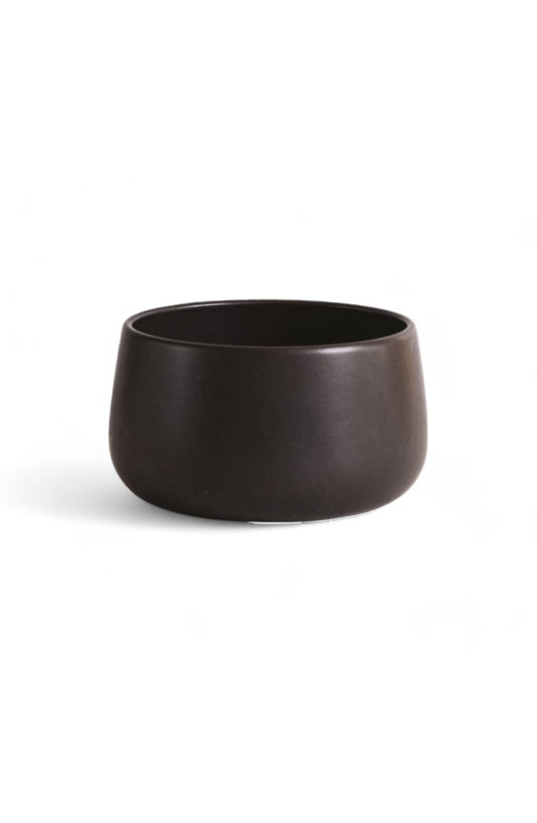 Gharyan Stoneware EWA Serving Bowl, Main, color, Matte Black