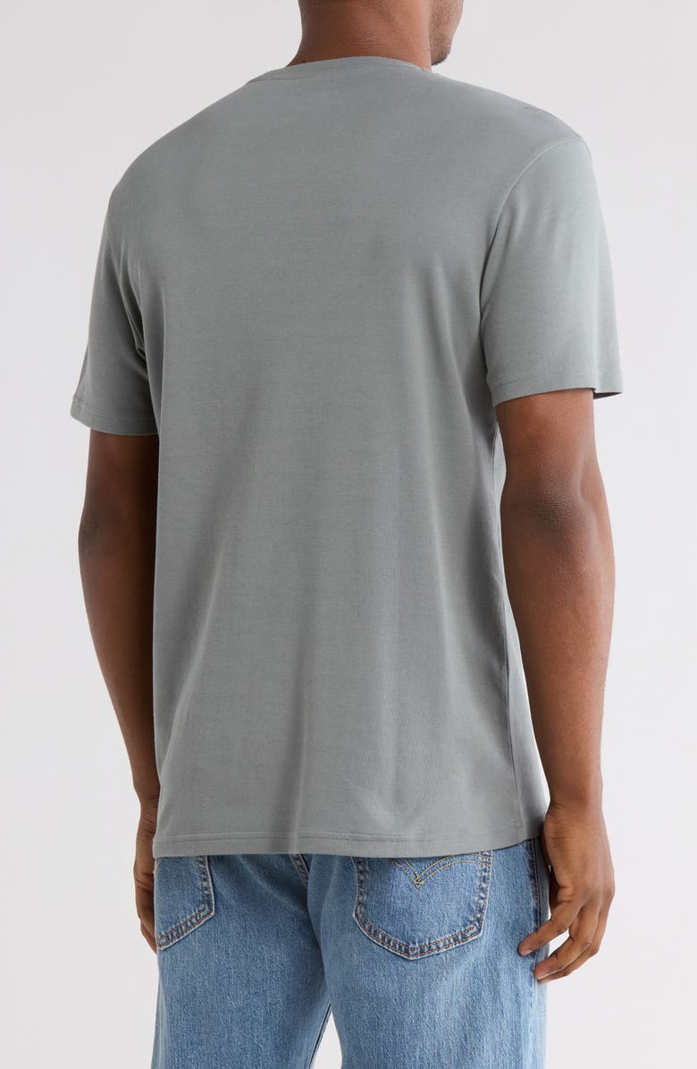 14th & Union Short Sleeve Interlock T-Shirt, Alternate, color, Grey Sedona