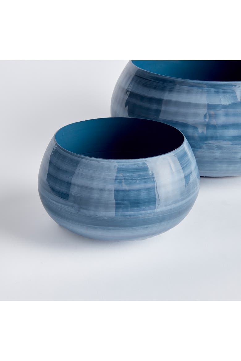 Andrey Decorative Low Bowls Set of 2, Alternate, color, Blue