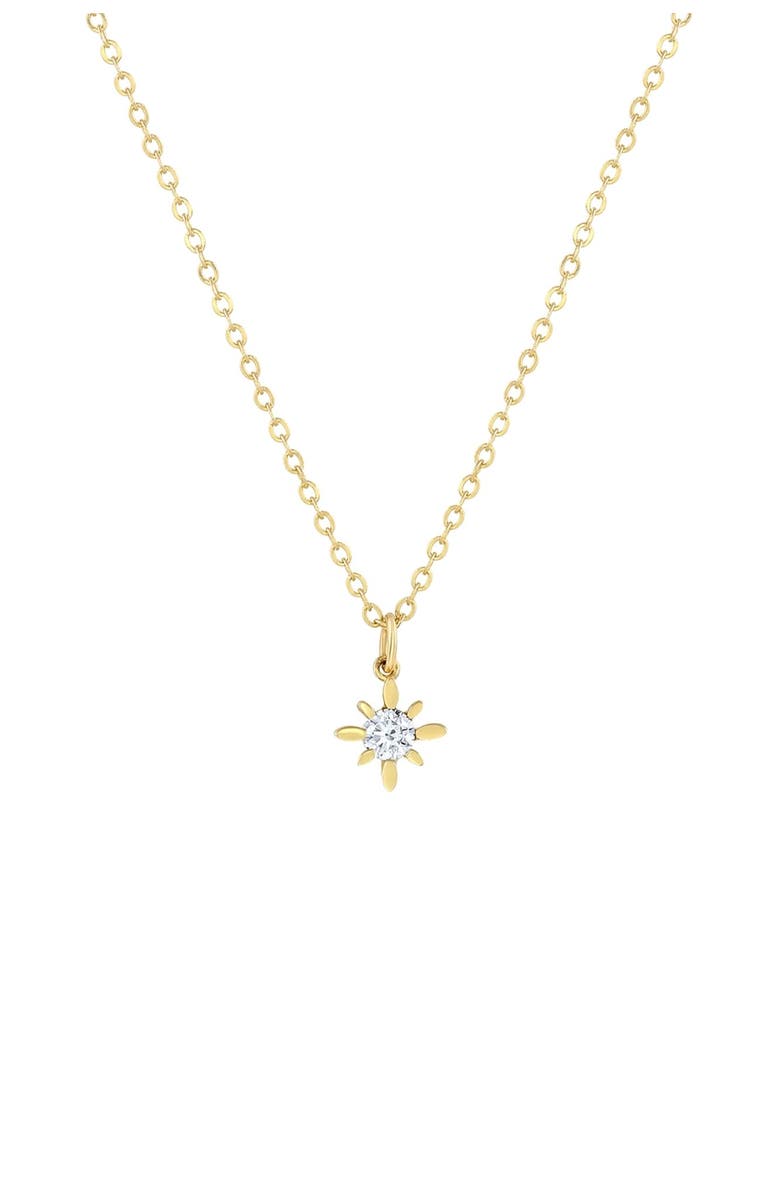 Set & Stones Geneva 14k Gold Diamond Necklace, Main, color, Yellow Gold