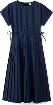 MANGO Pleated A-Line Dress