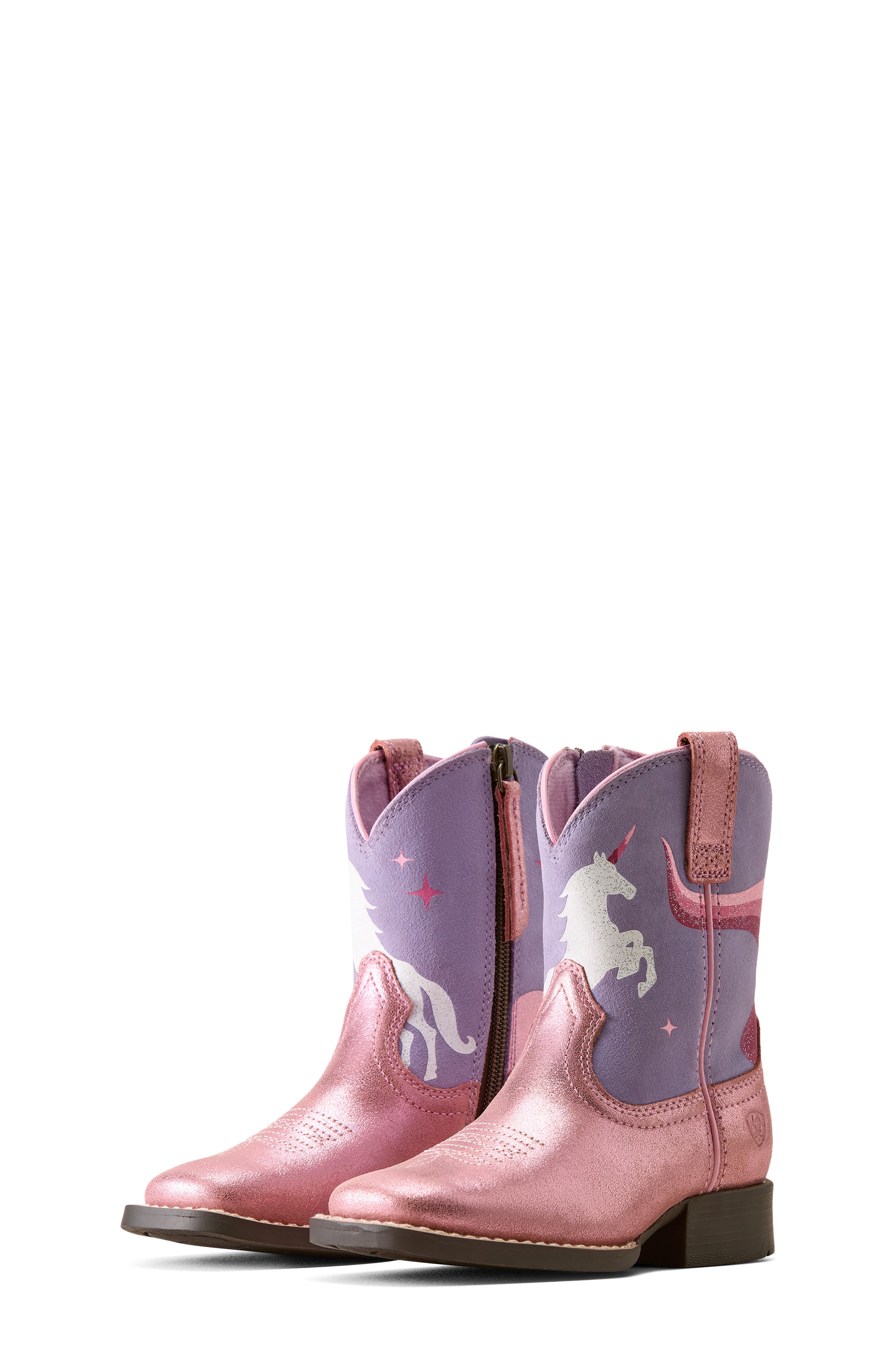 Kids' Unicorn Magic Western Boot, Alternate, color, CHARMING PINK