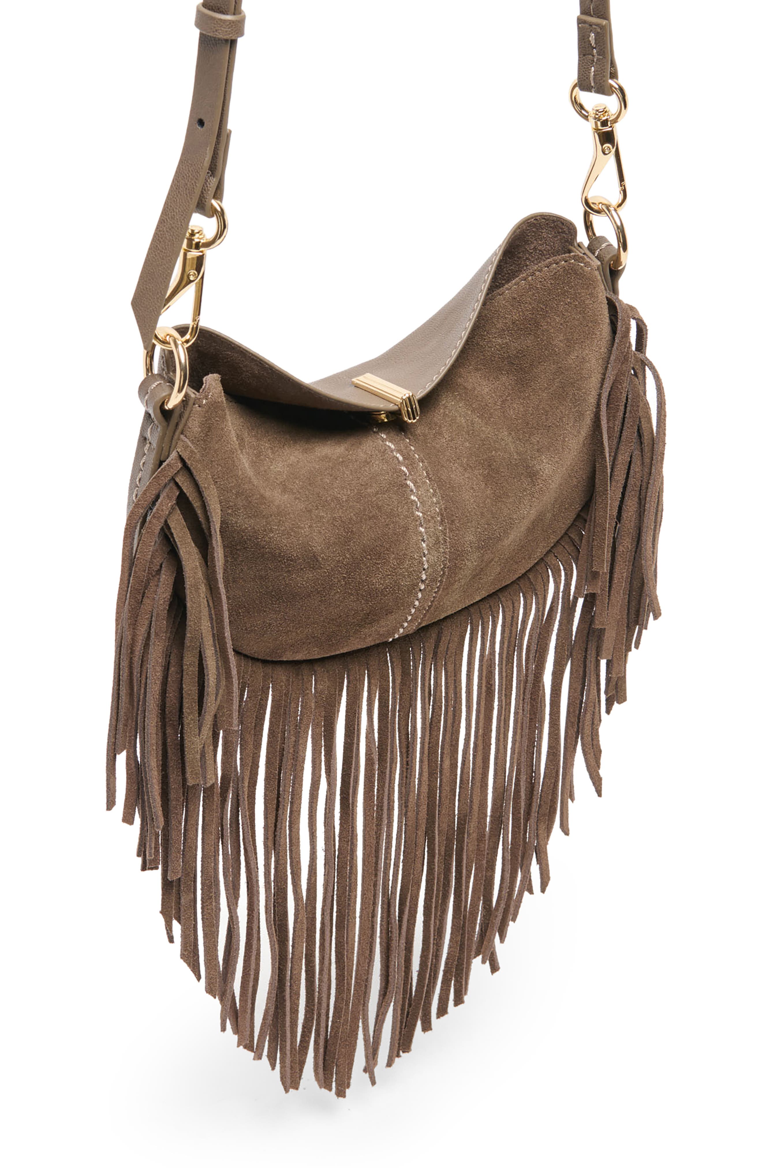 Benni Crossbody Bag, Alternate, color, DARK TAUPE