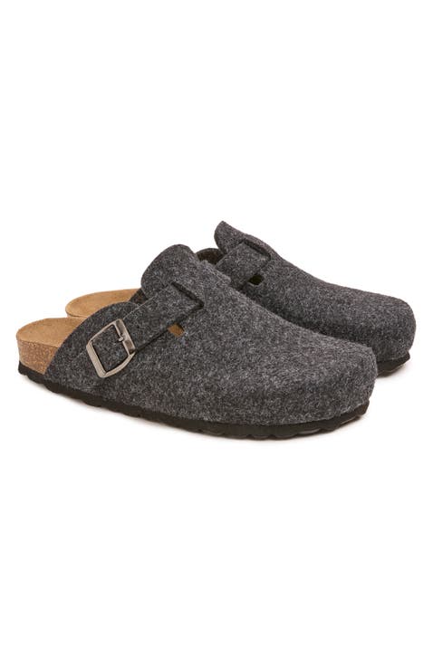 Felt Buckle Clog