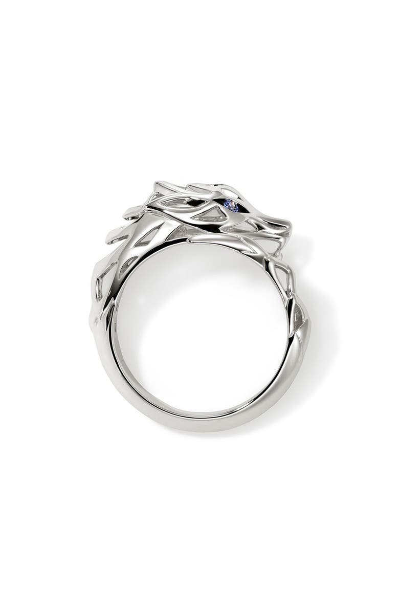 John Hardy Naga Bypass Ring, Alternate, color, Silver