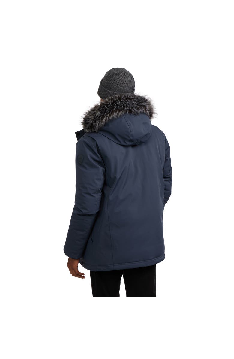 Pajar Soren Mid Length Parka with Fixed Hood and Detachable Faux Fur, Alternate, color, 
