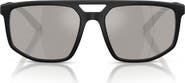 Emporio Armani 58mm Mirrored Square Sunglasses