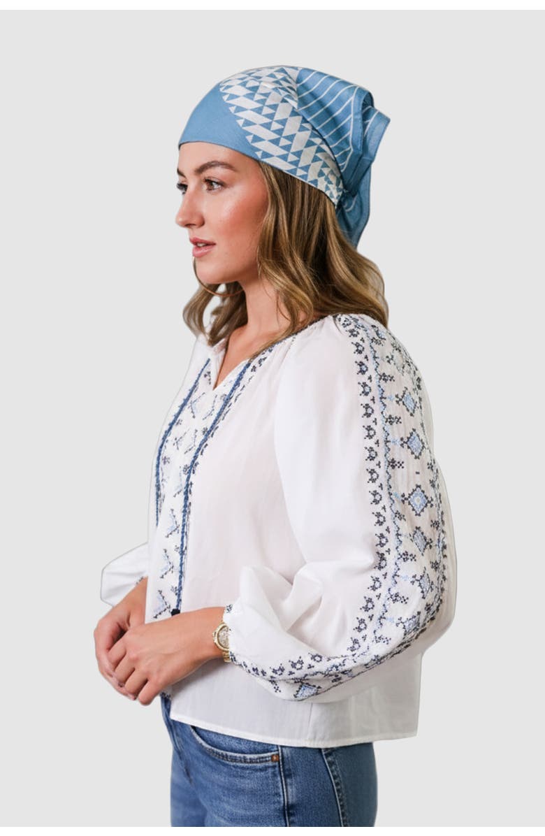 West Of Adriana Top, Alternate, color, Kona Embroidery