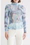 Zoe Mock Neck Mesh Top