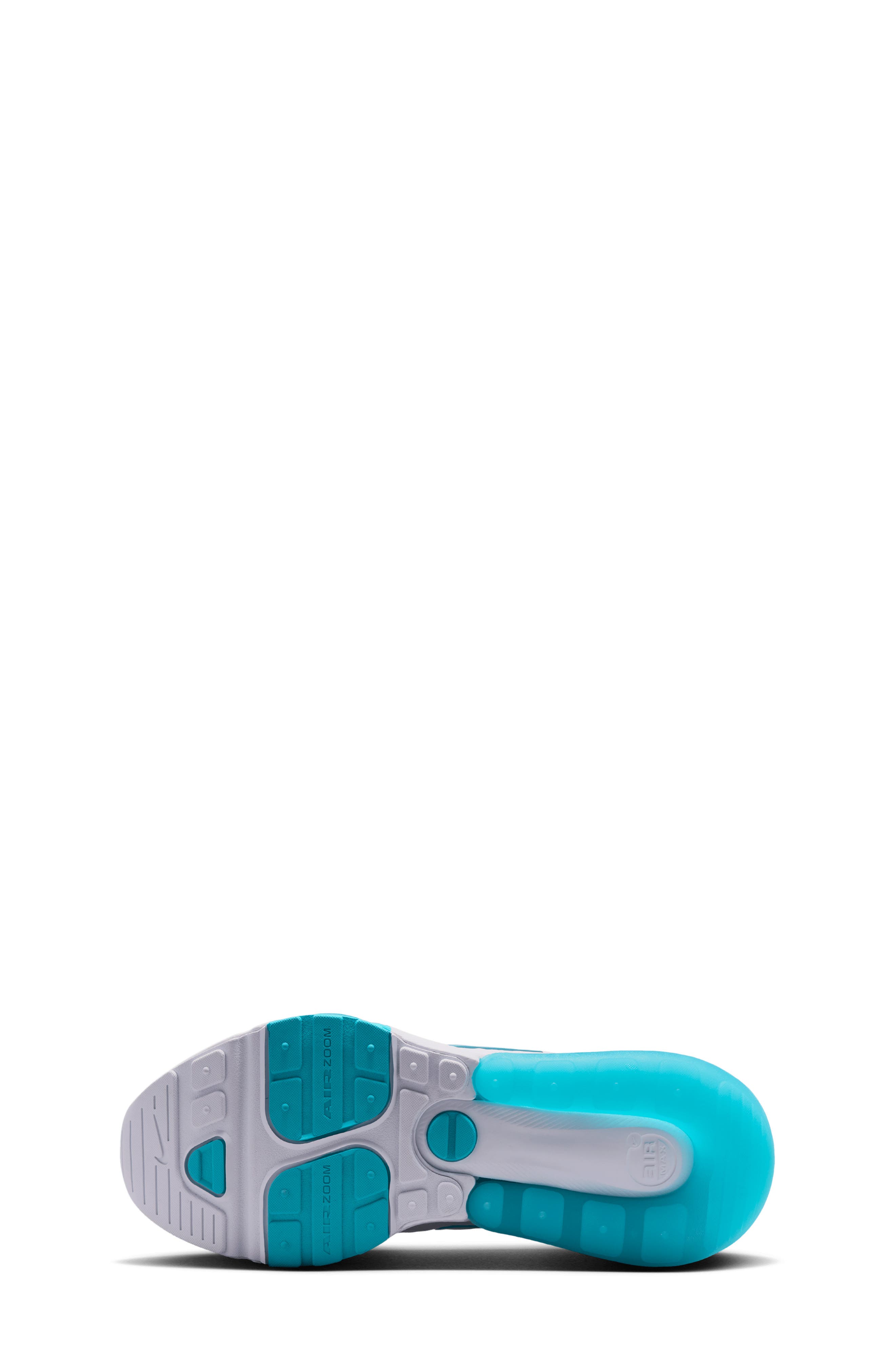 Nike Kids' Air Max 270 Premium Sneaker, Alternate, color, White/ Copa/ Teal Tint/ Blue