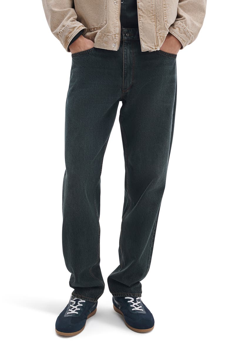 Fit 4 Authentic Rigid Infuse Straight Leg Jeans, Main, color, OILIN