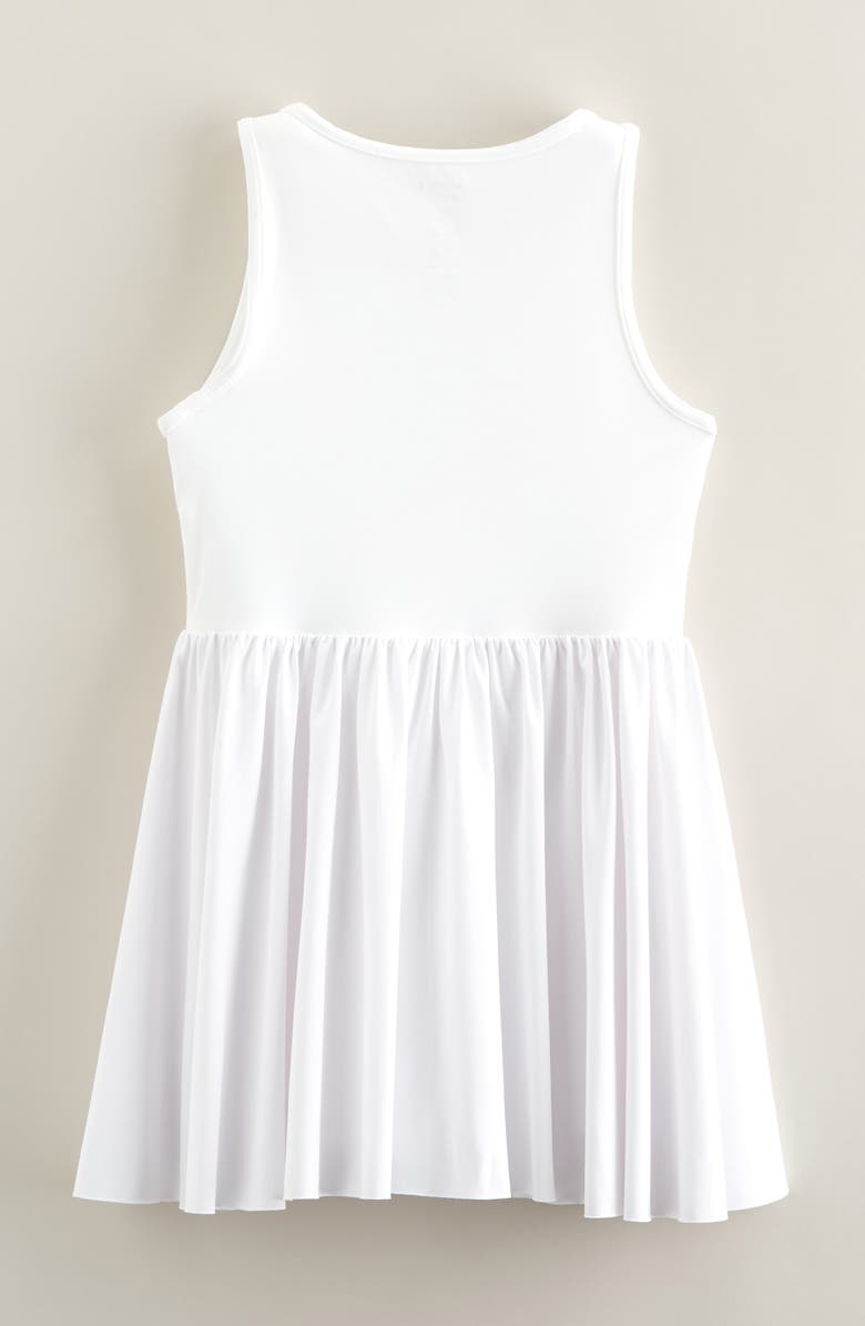 Recess Pickleball x Zella Kids' Cross Court Skort Dress, Alternate, color, White