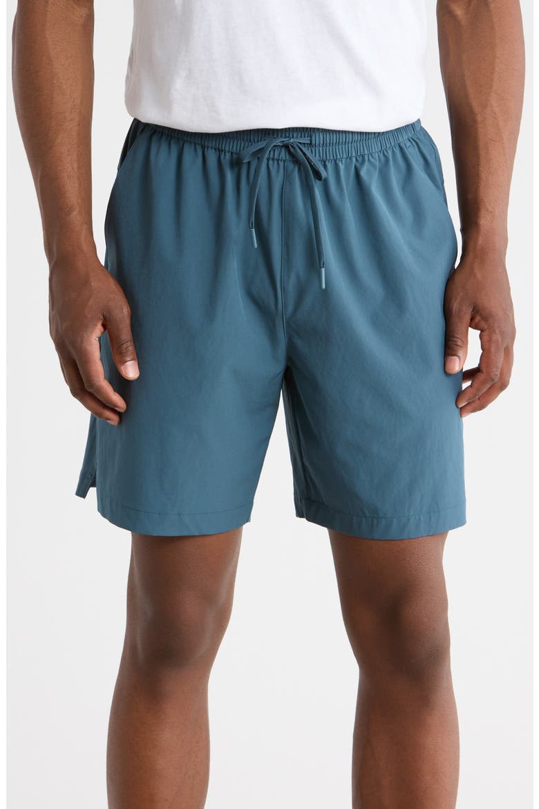 Momentum 7-Inch Training Shorts, Main, color, TEAL GAZER