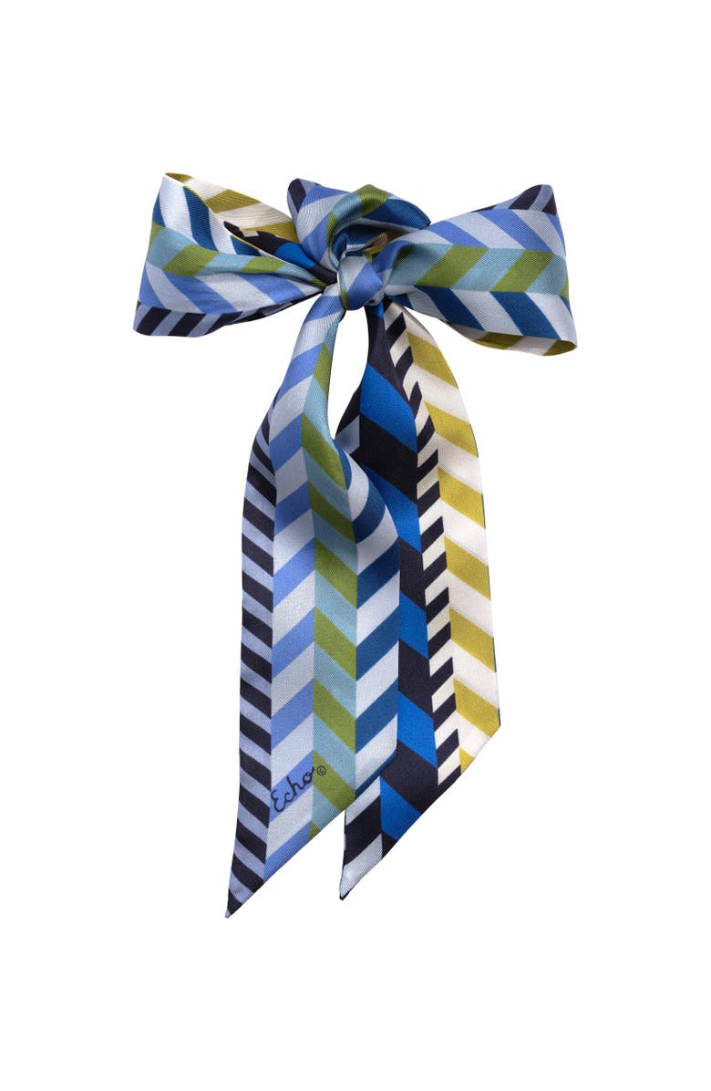 Echo Chevron Geo Ribbon Scarf, Main, color, 