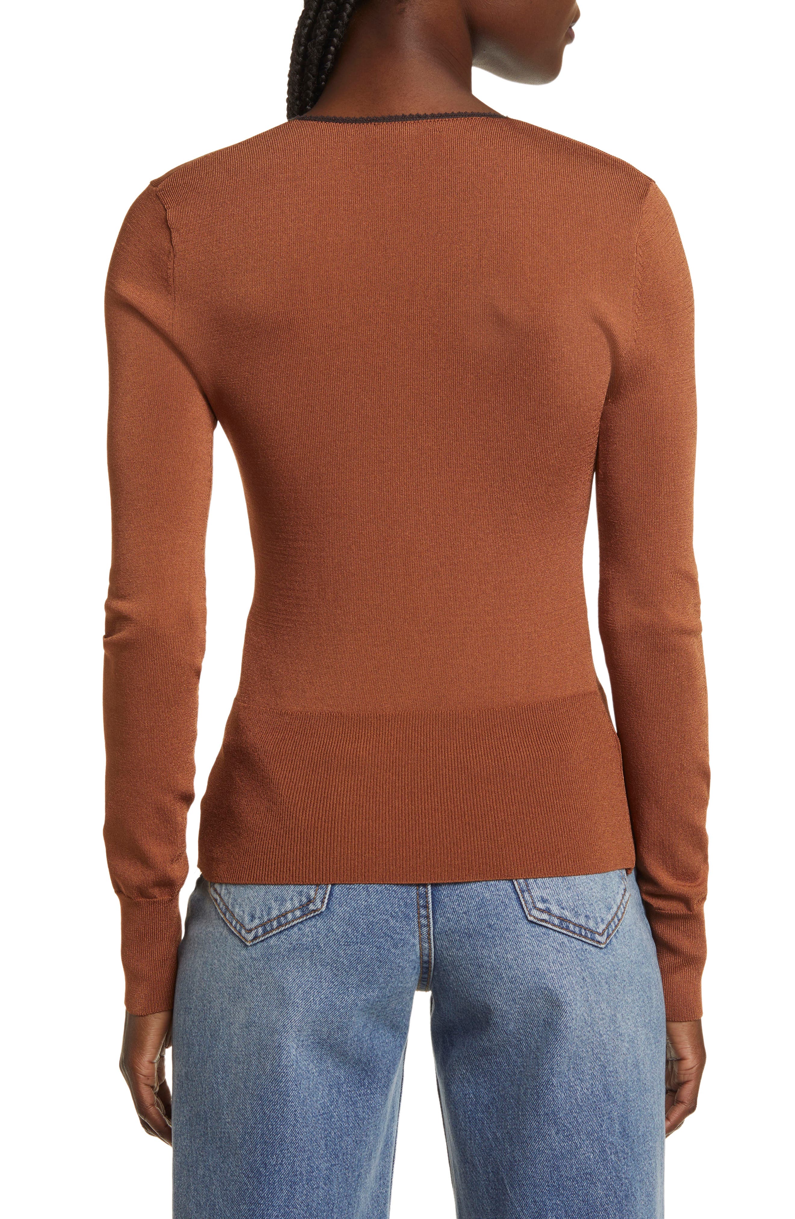 Danielle V-Neck Sweater - image 2