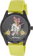 Ed Hardy x Ed Hardy Silicone Strap Watch, 40mm
