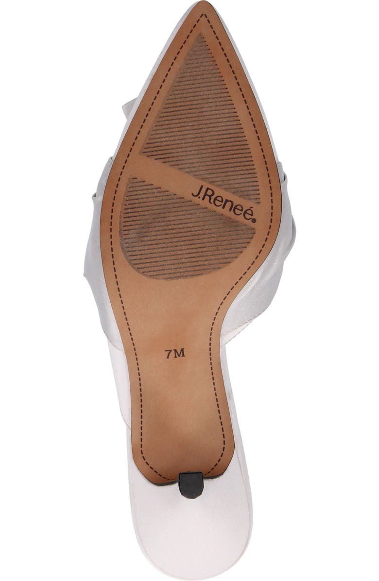 J. Reneé Mianna Kitten Heel Pointed Toe Mule, Alternate, color, Steel Gray