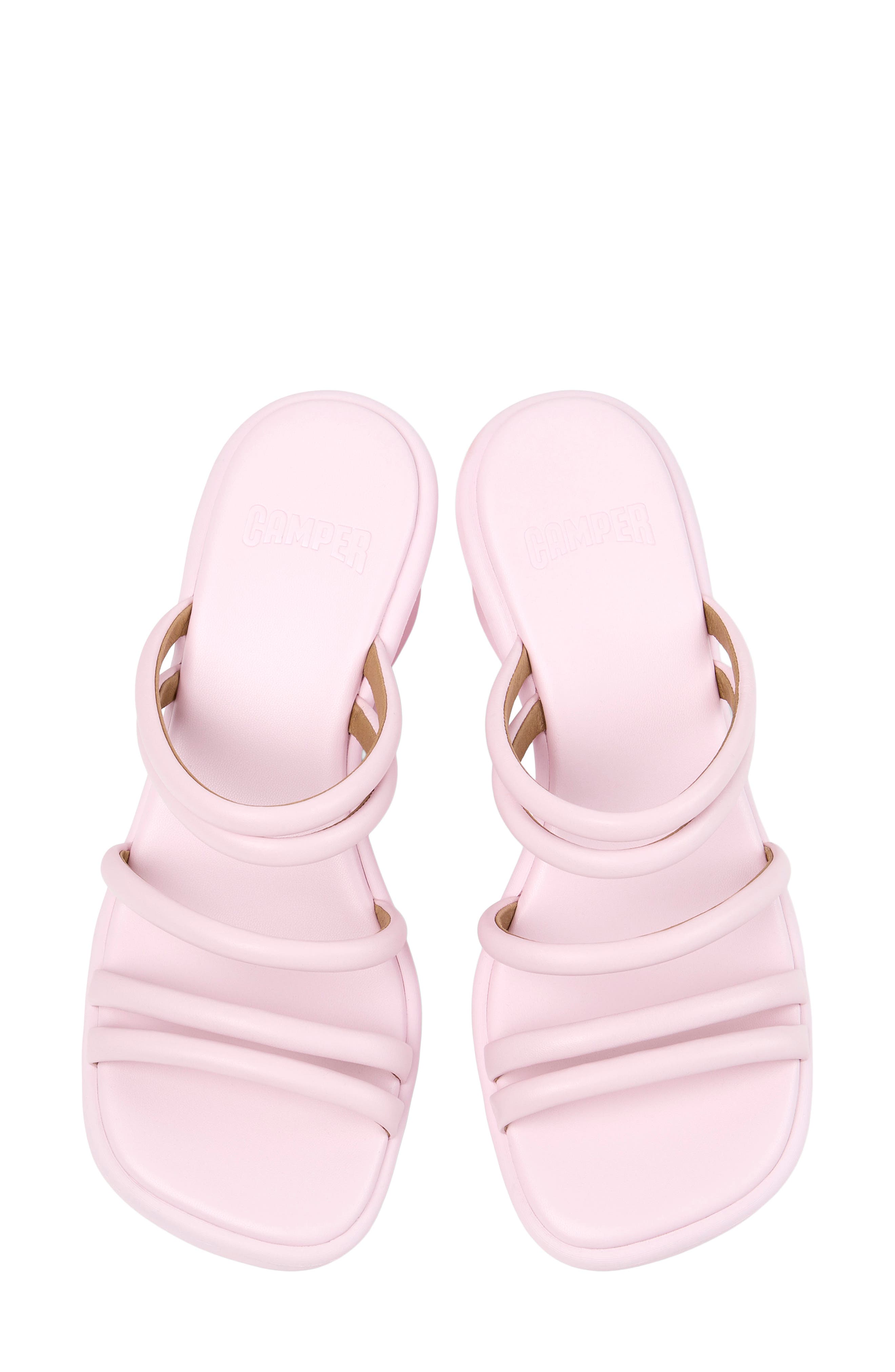 Camper Louise Wedge Sandal, Alternate, color, Light/ Pastel Pink
