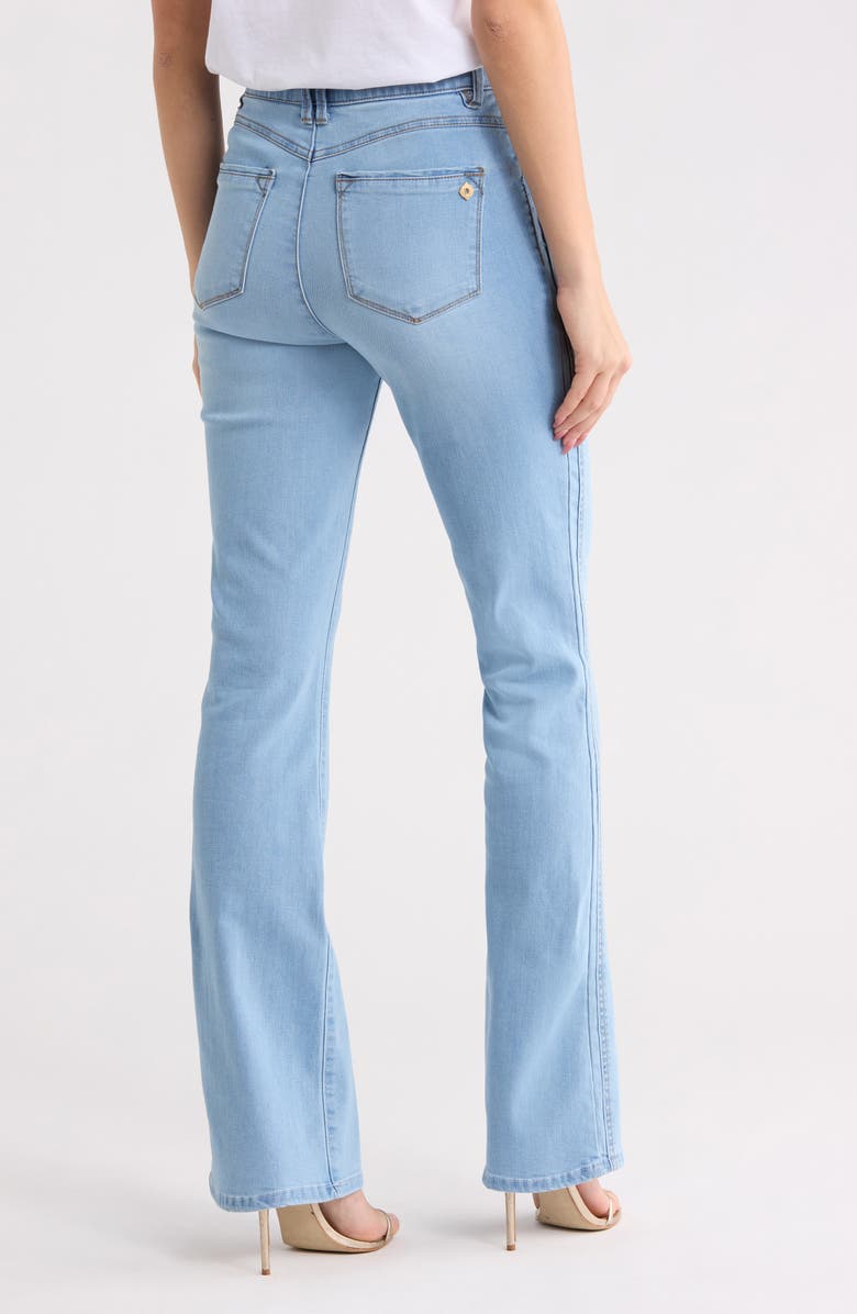 Democracy Long AB Sailor Button Itty Bootcut Jeans, Alternate, color, Powder Blue Artisanal