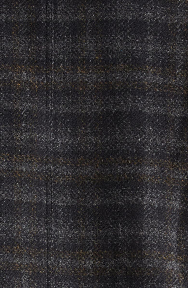 PALMES Plaid Wool Blouson Jacket, Alternate, color, Charcoal
