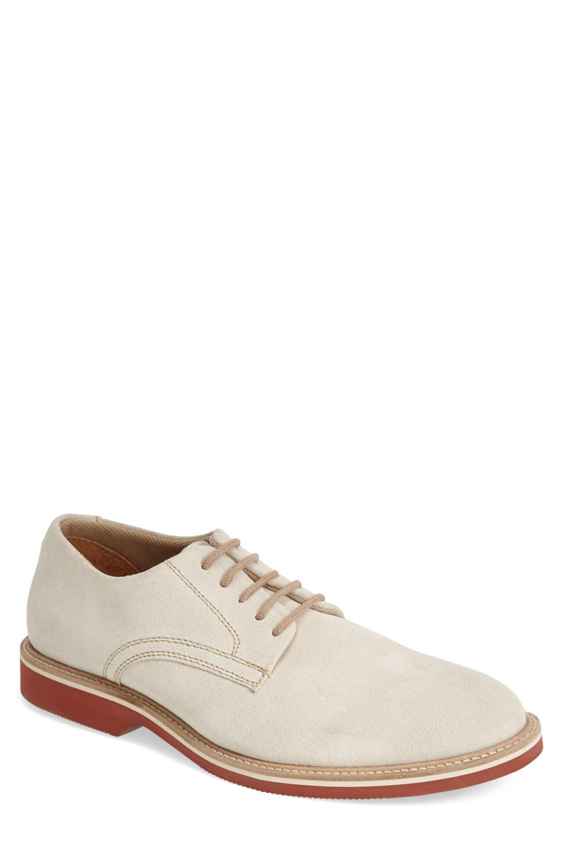 'Richmond' Buck Shoe, Main, color, WHITE