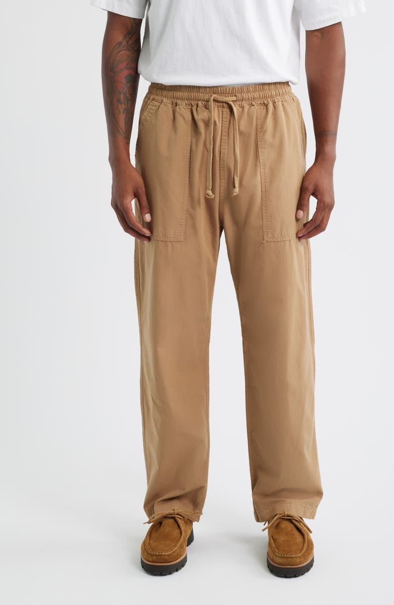 Service Works Organic Cotton Canvas Drawstring Chef Pants, Main, color, Pale Khaki