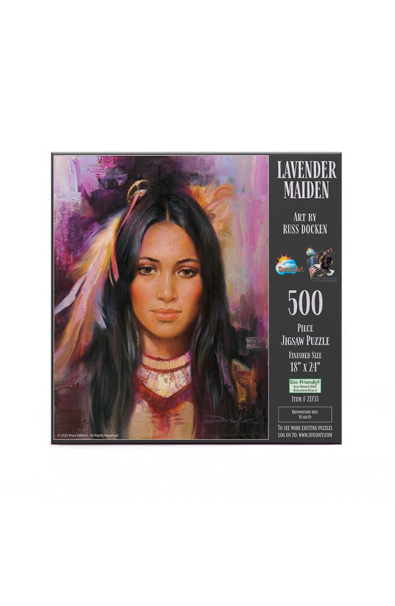 Sunsout Lavender Maiden 500 piece Jigsaw Puzzle for Adults, Alternate, color, Multicolor