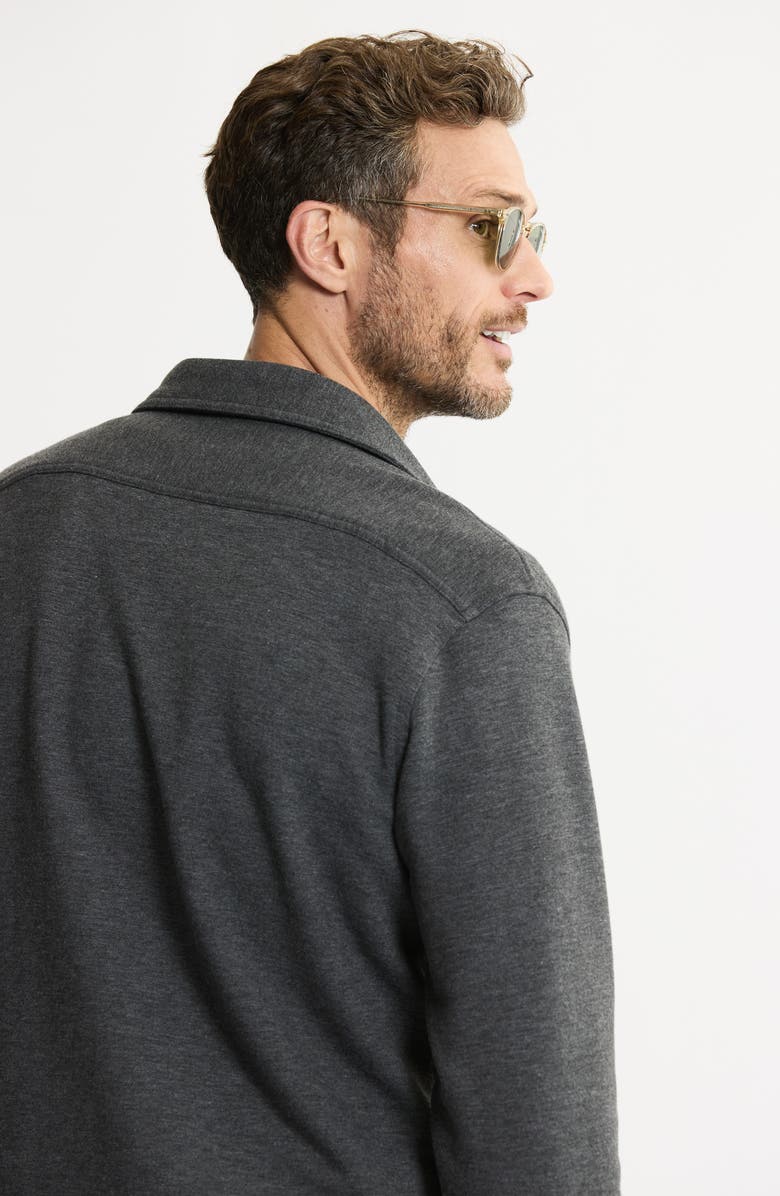 JACHS Knit Shirt Jacket, Alternate, color, Grey