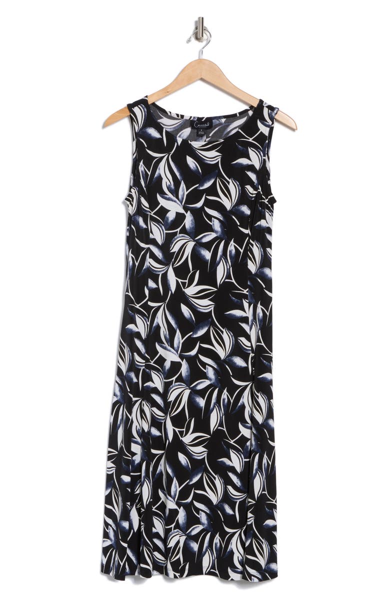 Connected Apparel Fit and Flare Midi Dress, Alternate, color,