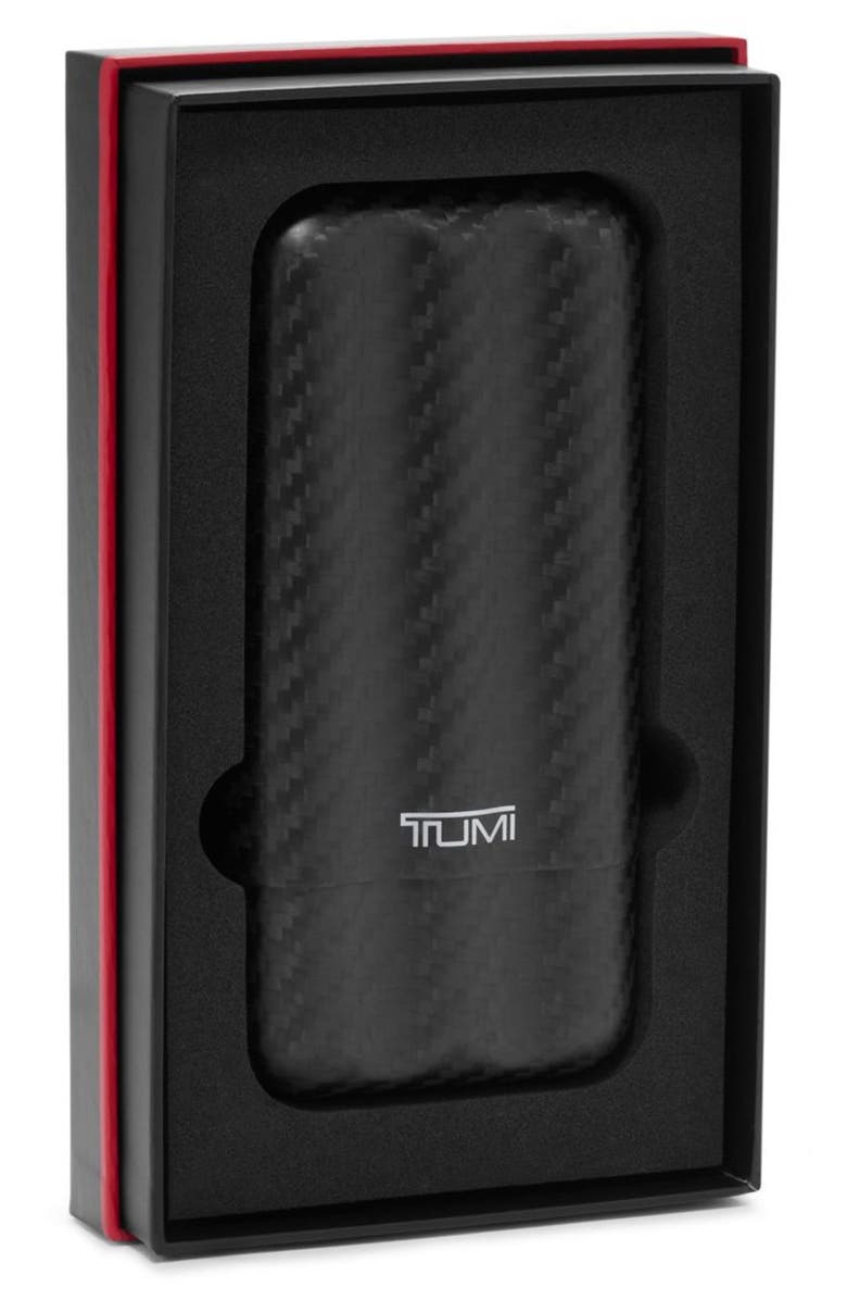 TUMI Golf Cigar Case, Alternate, color, Carbon