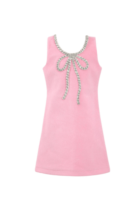 Velvet Bow Princess Dress