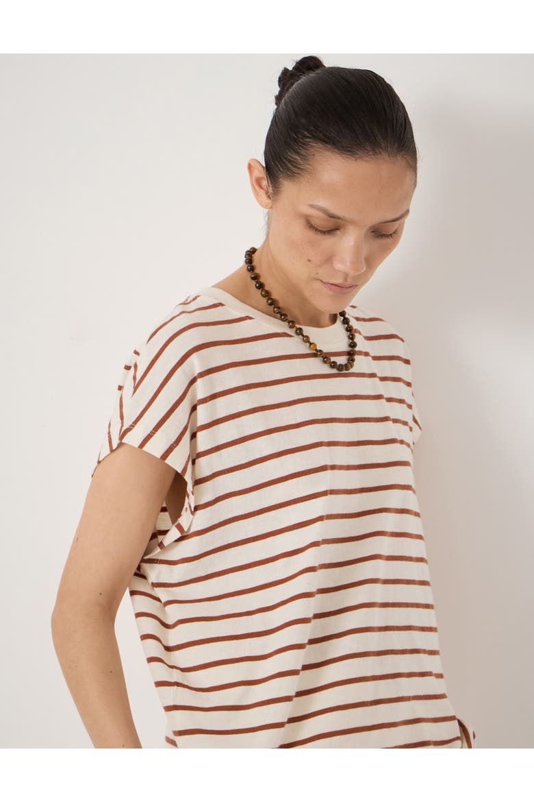 Petra Cotton Relaxed Fit T-shirt, Alternate, color, Off White