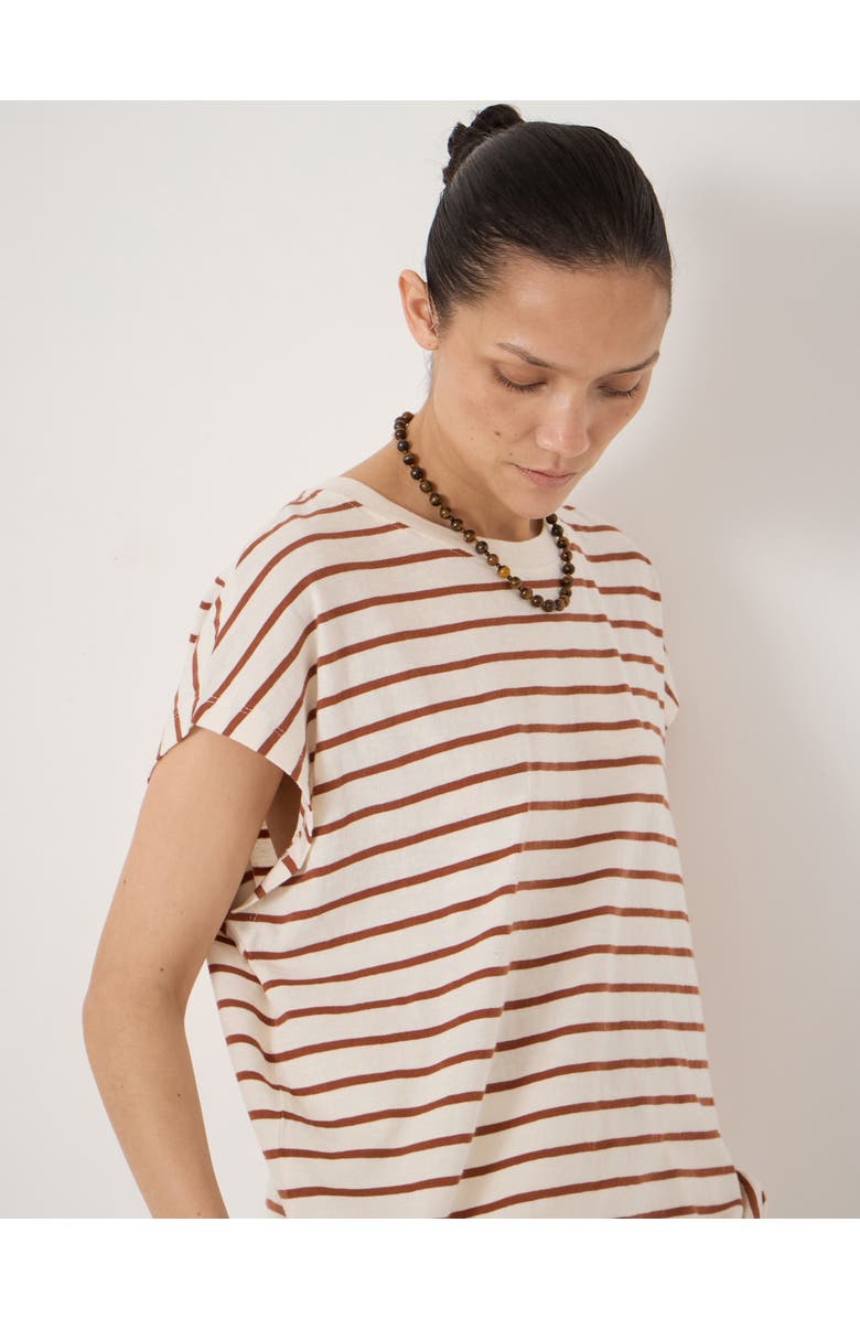 Hush Petra Cotton Relaxed Fit T-shirt, Alternate, color, Off White