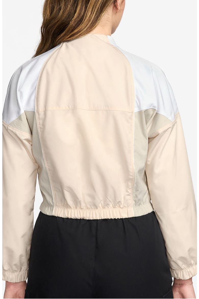 Sportswear Shrunken Water Repellent Track Jacket, Alternate, color, 103 CHALK/SAIL
