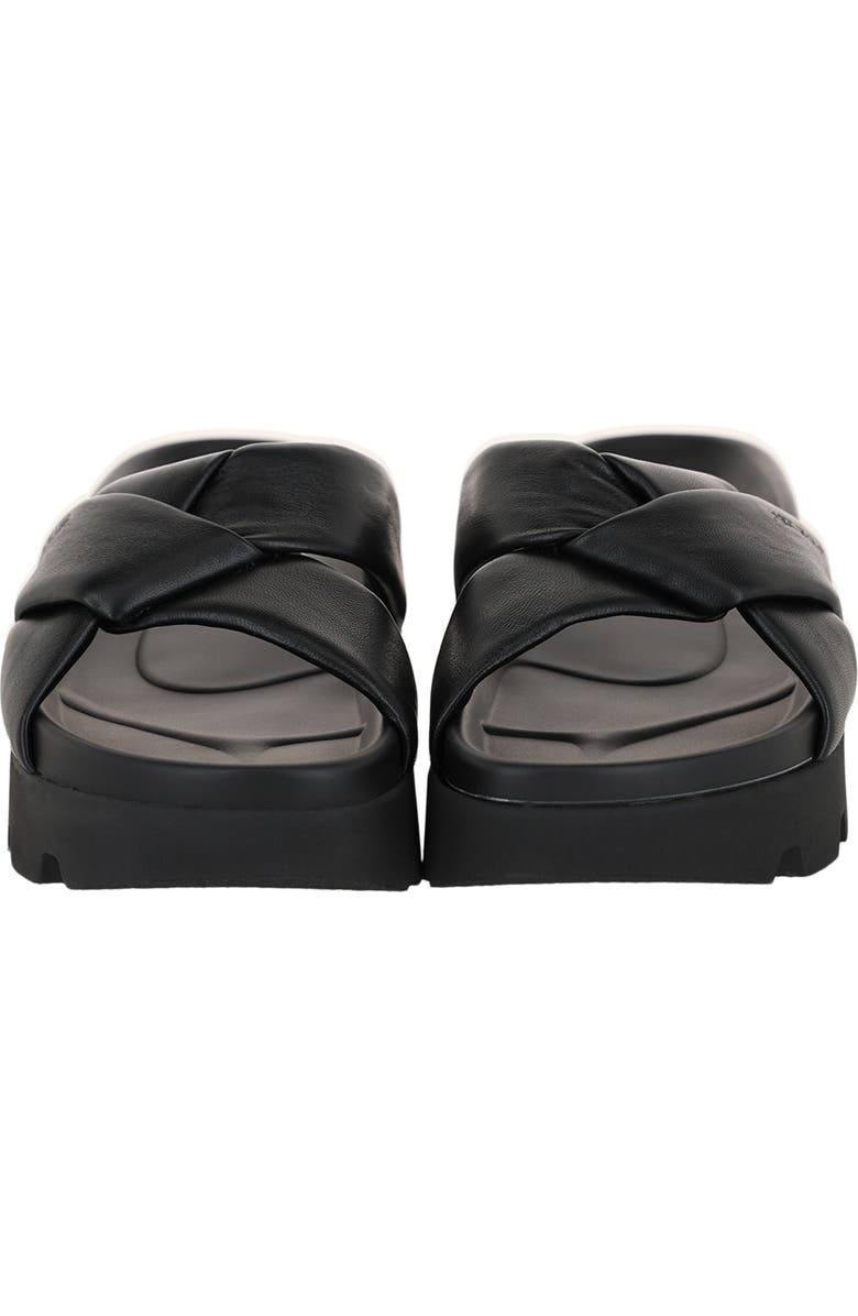 FERRAGAMO Crossover Slide Sandal, Alternate, color,