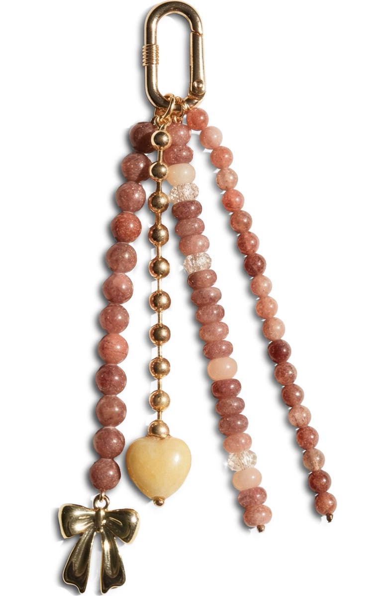 MacRae & Co. Lucy Bag Charm, Main, color, Brown