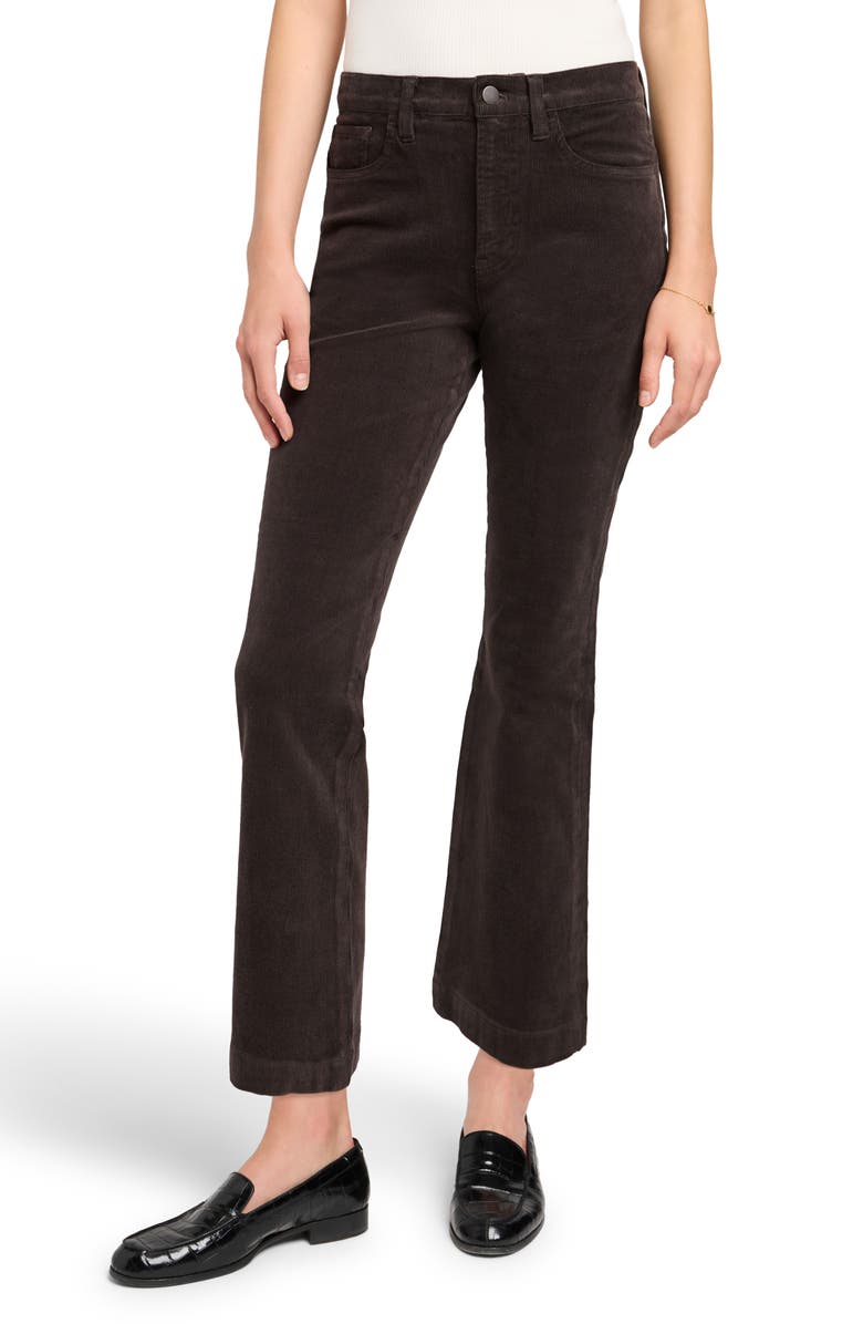 Faherty High Waist Ankle Flare Leg Corduroy Pants, Main, color, 
