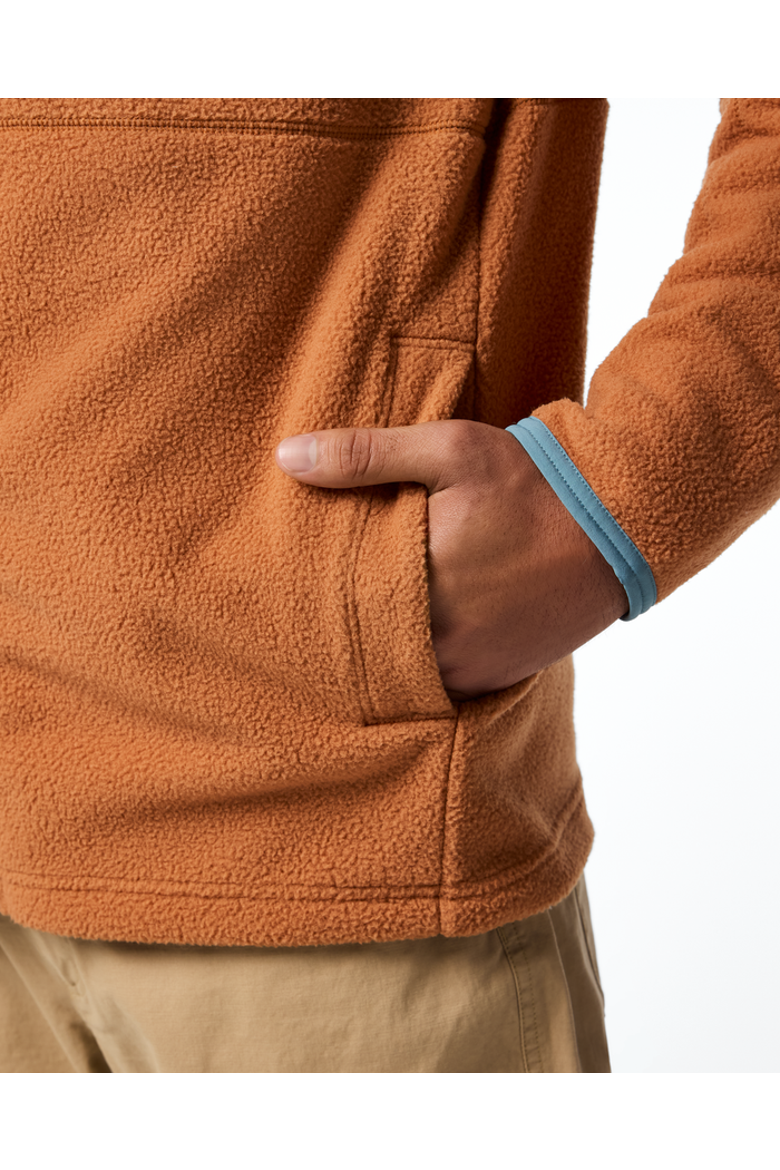 Abrazo Fleece Full-Zip Jacket - Men's, Alternate, color, Everglade and Whiskey
