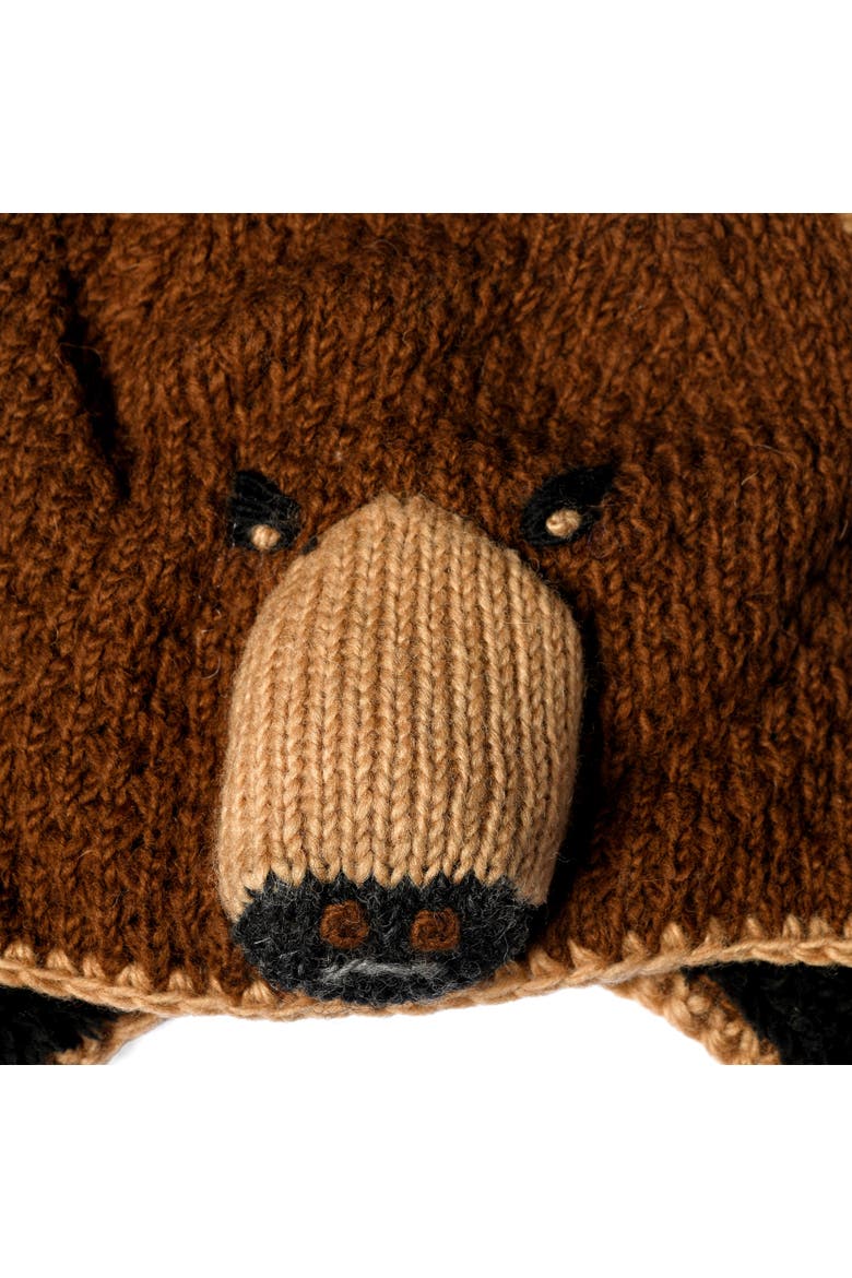 Grizzly Hat, Alternate, color, Brown