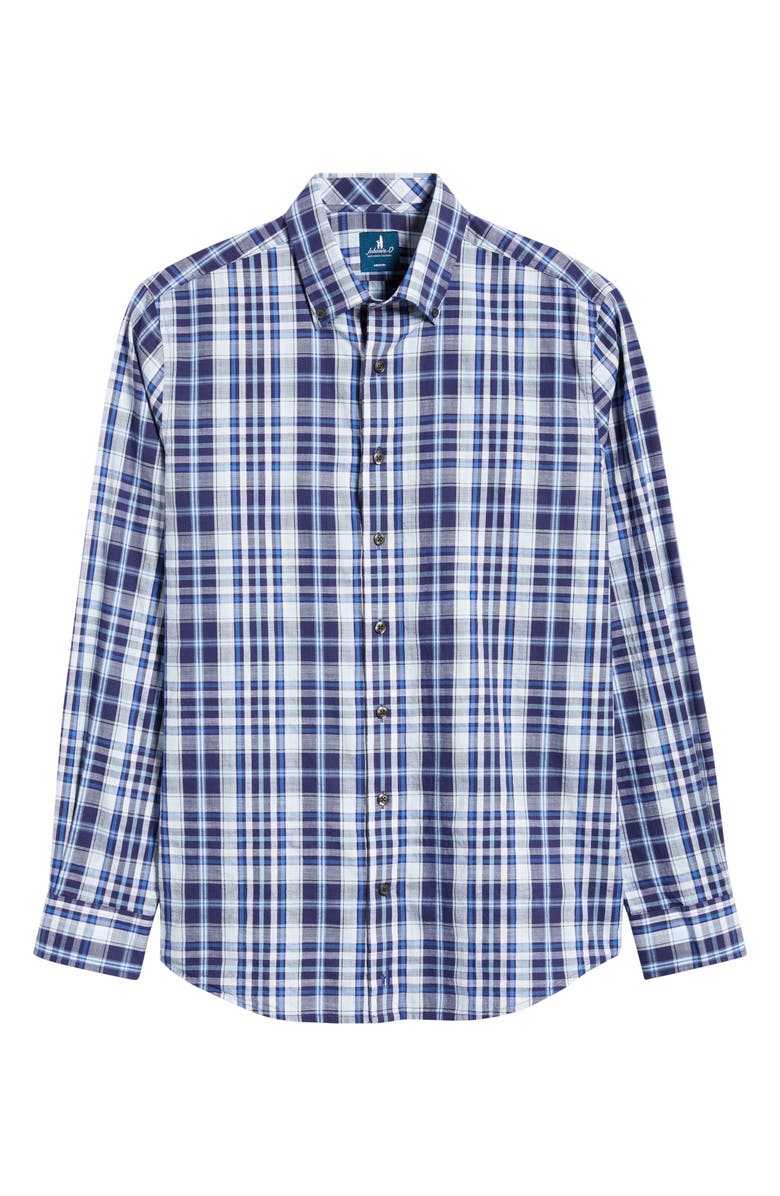 johnnie-O Brentford Plaid Button-Down Shirt, Main, color, 