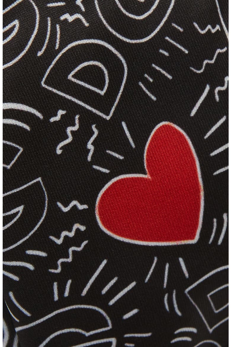 Dolce&Gabbana Adult Logo & Heart Print Contoured Face Mask (Women
